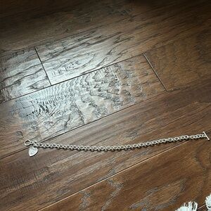 Nine West silver plated chain